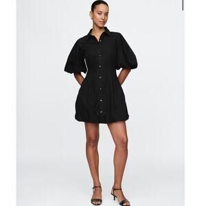 NWT Gap Bubble Mini Shirtdress Size X-Small